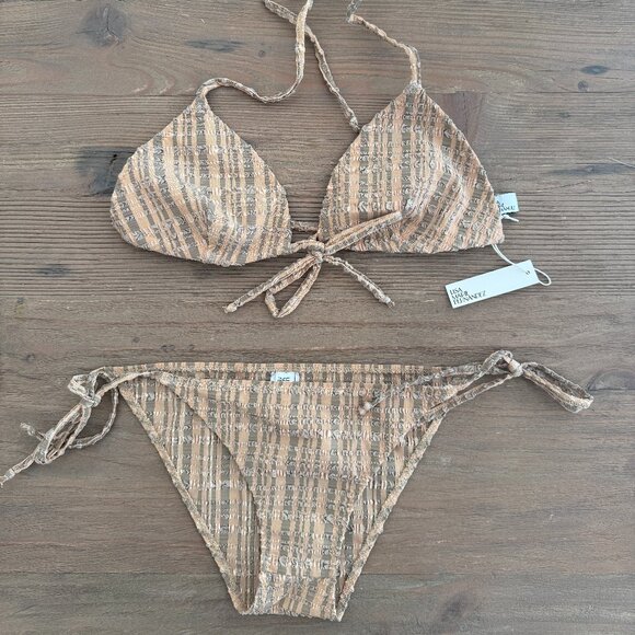 Lisa Marie Fernandez Other - Lisa Marie Fernandez Seersucker Bikini